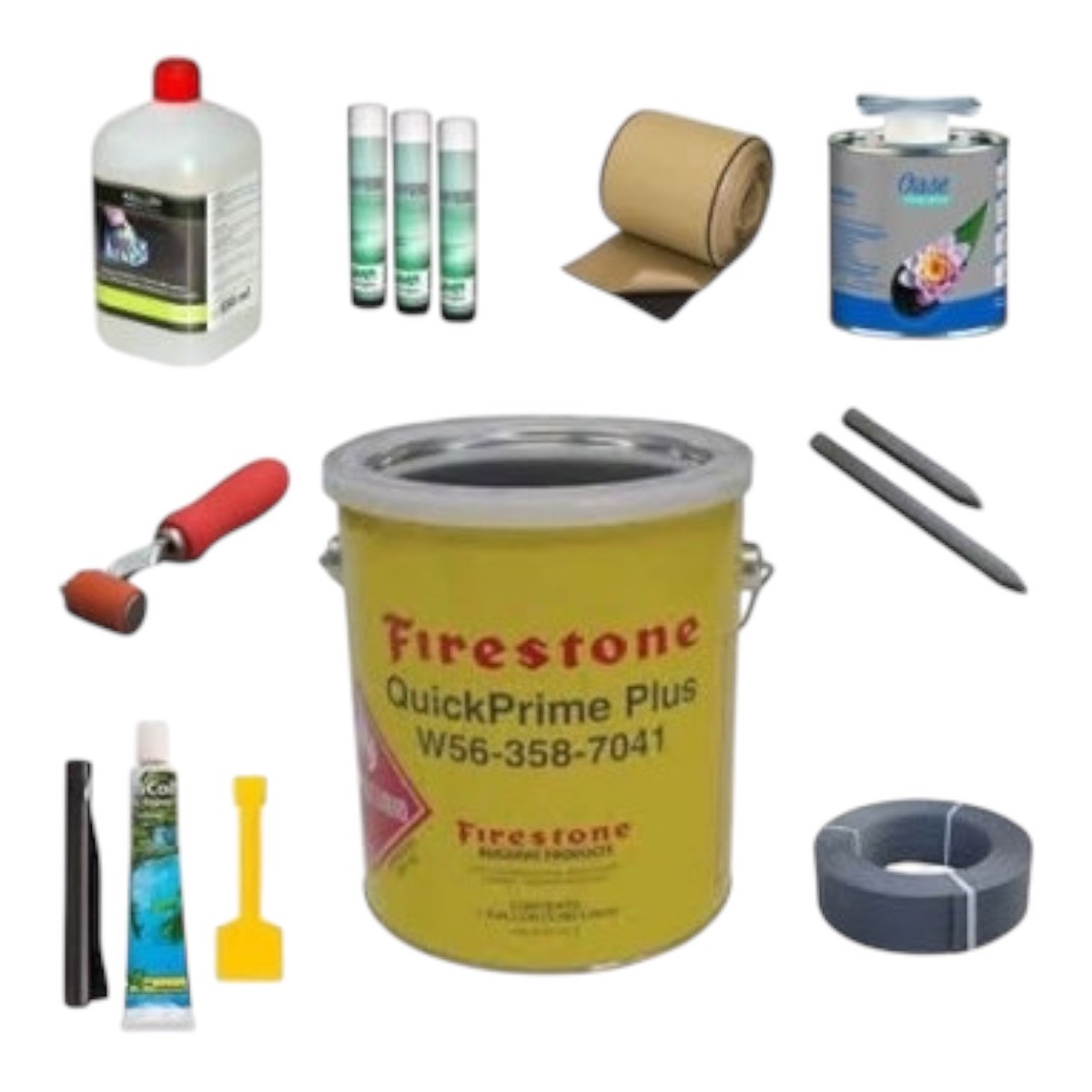 EPDM, PVC fólia ragasztók, kiegészítők, tóperem