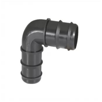 Könyök idom bordás