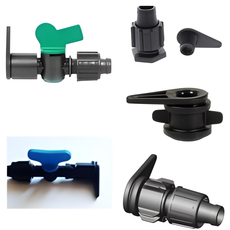 LayFlat tömlő csatlakozók csepegtető szalagokhoz